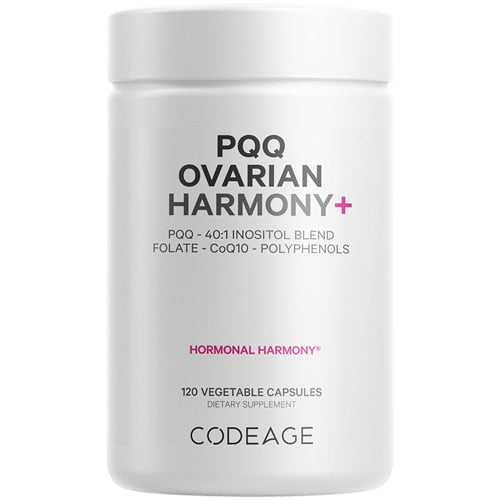 PQQ Ovarian Harmony+ – Myo + D-Chiro Inozytol + CoQ10 + Kwas foliowy + PQQ – Równowaga hormonalna kobiet