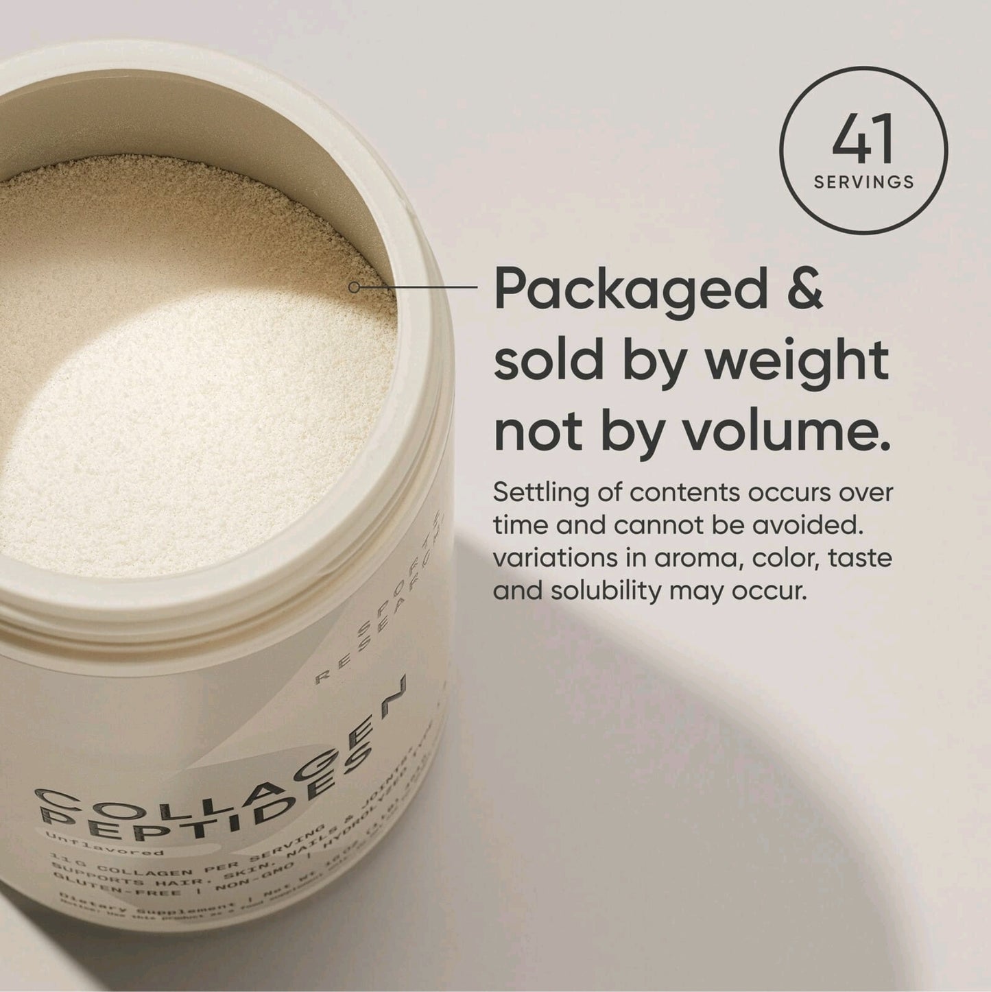Sports Research Collagen Peptides 680 G