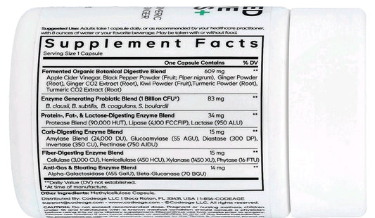 Digestive enzymes + probiotics + fermented herbs – comprehensive support for the digestive system