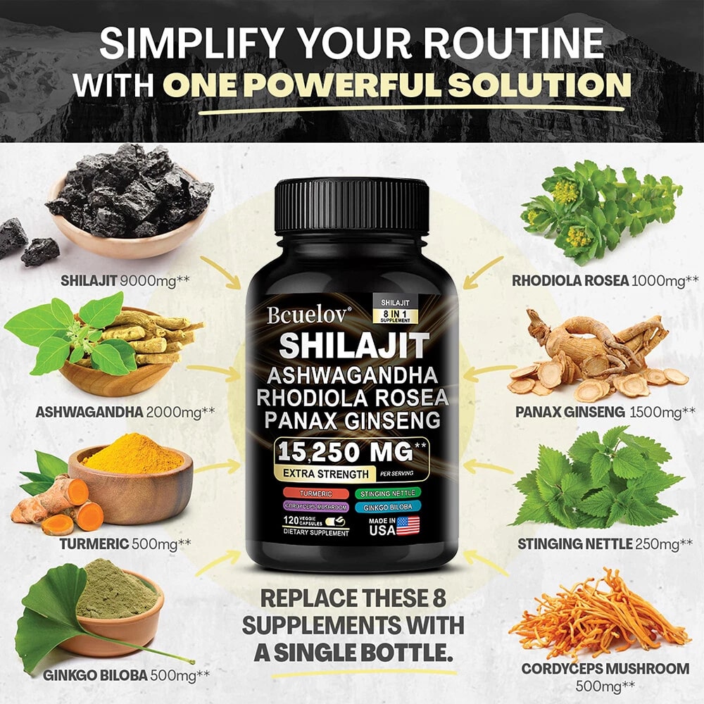 Shilajit –15250 mg 8w1 MOCNY