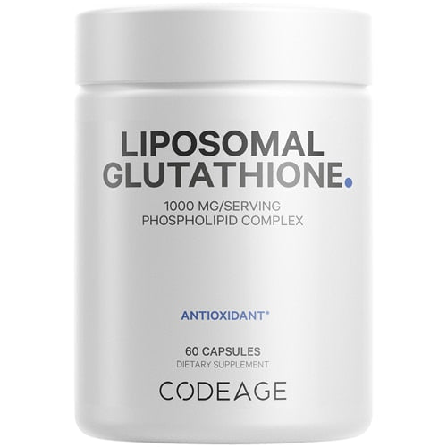 Liposomal Glutathione 1000 mg | GlutaONE™ | Zredukowany L-glutation + Fosfolipidy słonecznikowe | 60 kapsułek | Antyoksydacja i detoksykacja komórkowa