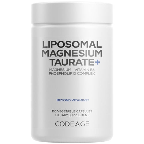 Liposomal Magnesium Taurate+ with Vitamin B6 – Peace, energy and a balanced heart