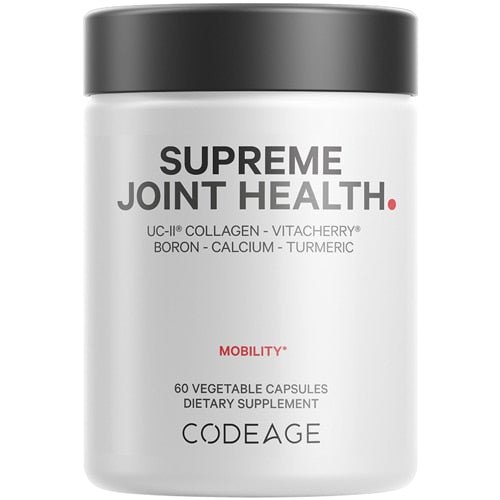 Supreme Joint Health | UC-II® Collagen Type 2 + VitaCherry® | Turmeric, Bromelain, Boswellia, Hyaluronic Acid | 60 Capsules | Joint Regeneration and Movement Comfort