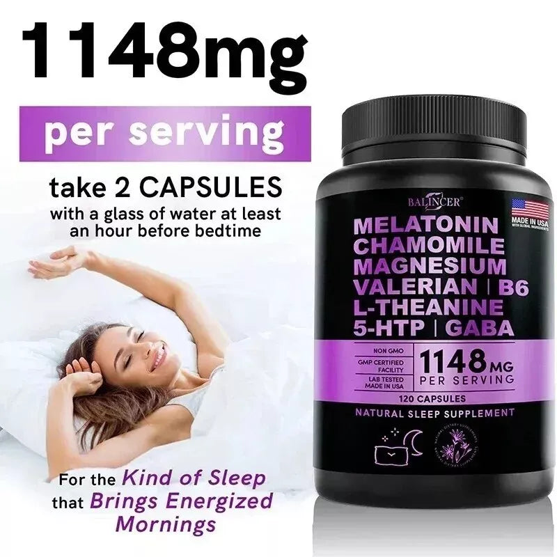 MELATONINA Balancer Sleep – Naturalne Wsparcie Zdrowego Snu 120 TABL.