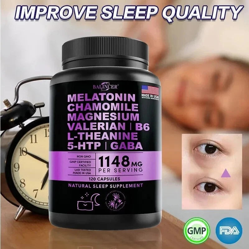 MELATONINA Balancer Sleep – Naturalne Wsparcie Zdrowego Snu 120 TABL.