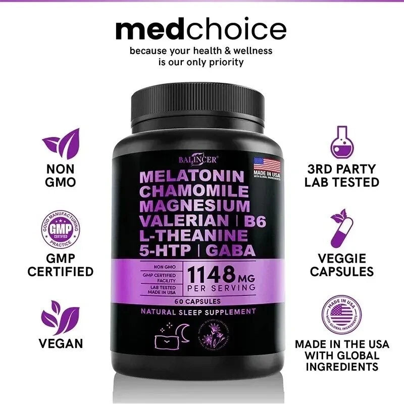 MELATONINA Balancer Sleep – Naturalne Wsparcie Zdrowego Snu 120 TABL.