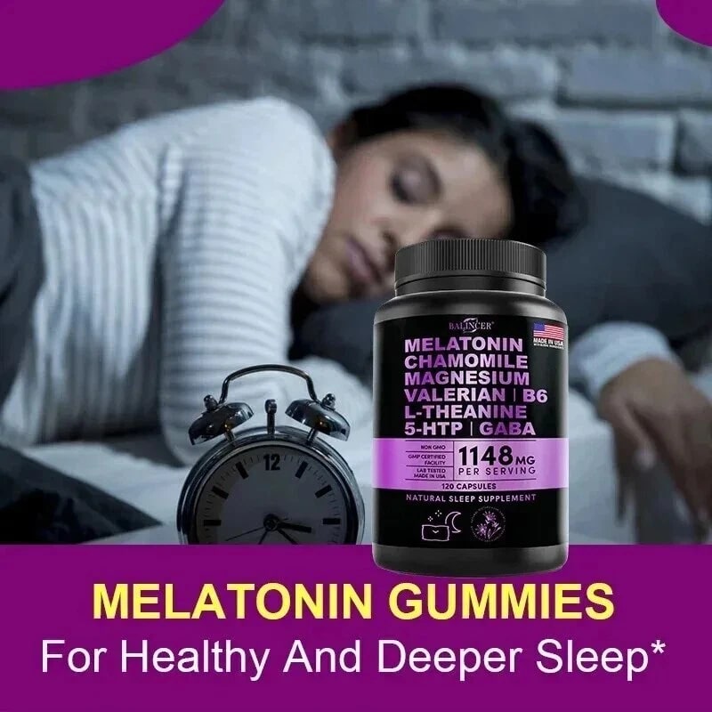 MELATONINA Balancer Sleep – Naturalne Wsparcie Zdrowego Snu 120 TABL.