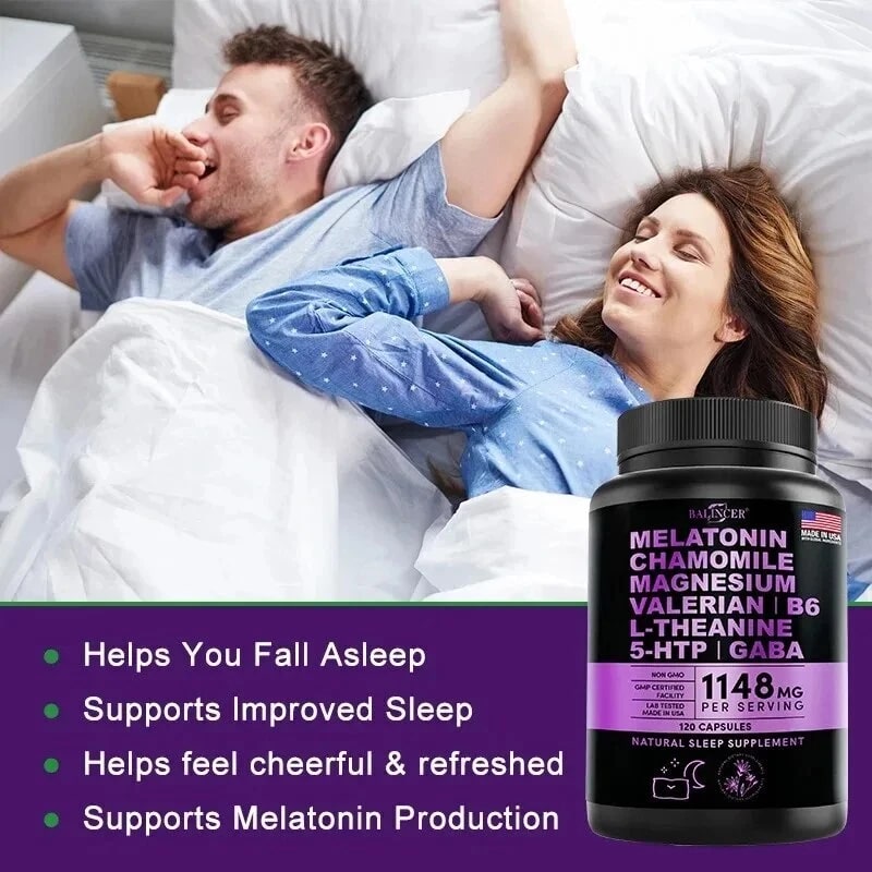 MELATONINA Balancer Sleep – Naturalne Wsparcie Zdrowego Snu 120 TABL.