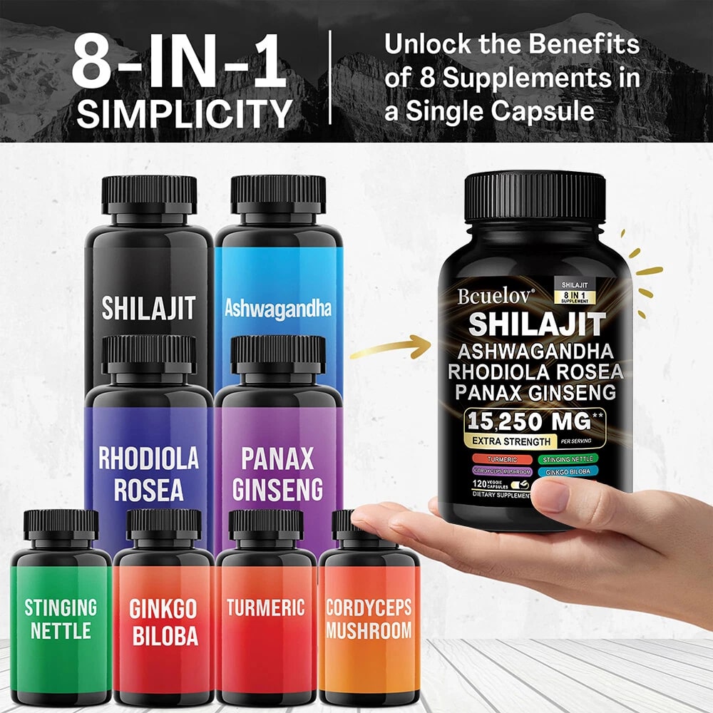 Shilajit –15250 mg 8w1 MOCNY