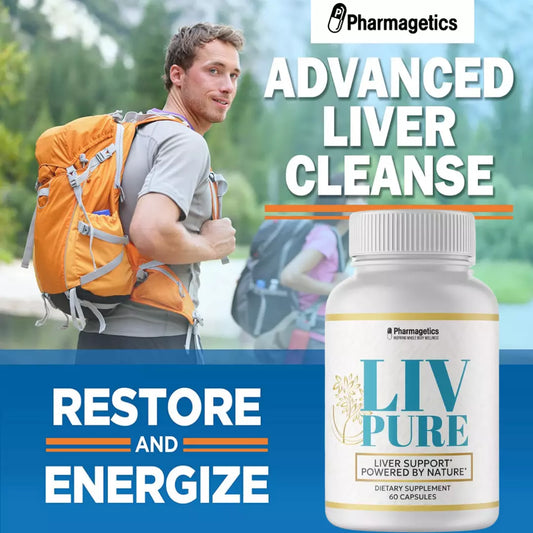 Liv Pure – Natural detox and liver support (2 x 120 capsules = 4 month treatment)