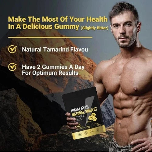 Himalajski Shilajit Gold Gummies – Naturalna Energia i Witalność