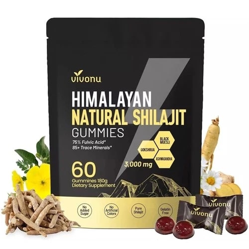 Himalajski Shilajit Gold Gummies – Naturalna Energia i Witalność